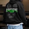 Comércio Exterior Venda Quente Marca da Moda Novo Manga Ombro Estampa de LOGO de Carro Moletom Suéter Masculino e Feminino Lã Cruzamento Europeu e Americano