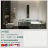 Nuevo Modelo Superficie de Cristal 1200*2400 Fondo Brillante Pared de Fondo Entrada Isla de Jade Azul Mesa Mostrador de Bar Mesa de Café Cristal Azul