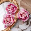 Tela de Pared de Rosas Cabezas de Rosa Fabricante Decoración del Hogar Ramo de Boda Flores Artificiales Flores Falsas Estilo Ins