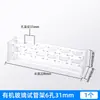 Estante para tubos de ensayo de acero inoxidable de laboratorio, plástico, estante para tubos de centrífuga de aleación de aluminio, estante para tubos de ensayo con agujeros redondos de 30/40 agujeros