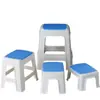 Taburete de Plástico para Uso Doméstico, Silla Engrosada para Sala de Estar, Banco Pequeño para Baño, Taburete Cuadrado para Baño, Taburete Bajo para Niños, Taburete Alto Apilable