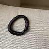 Faixa de Cabelo Coreana Diária Básica de Alta Elasticidade com Textura Sem Costura Elástica Elegante de Cor Pura Borracha de Cabelo