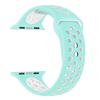 Adecuado para Apple Watch iWatch Correa Deportiva de Silicona Bicolor Apple Watch Nike Transpirable Pulsera Doble Hebilla