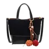 Bolso Versátil de Moda para Mujer 2025 Nuevo de Moda Retro Bloque de Color Gamuza Bolso de Hombro Bolso de Mano de Alta Gama Bolso Cruzado