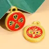 Colgante de Cinco Vías Dios de la Riqueza Oro Arena Accesorios Joyería DIY Pulsera Tíbet Cuerda de Collar Ojo de Buda Dios de la Riqueza Colgante Pequeño