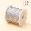 No. 71 Hilo de jade 0.4mm cuerda de hilo de cuentas finas encriptada anillo de cuerda de mano hilo trenzado a mano de fábrica al por mayor
