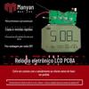 Placa de controle de relógio digital LED PCBA, placa de circuito, desenvolvimento de esquema de design de linha de relógio digital inteligente e silencioso