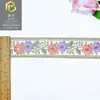 Estilo Étnico Colorido Renda Bordada com Lantejoulas Renda 4,5cm Punho de Roupa Infantil Acessórios de Joalheria Renda Lolita