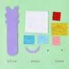Marcadores de Libros Creativos de Dibujos Animados de Animales, Lindos y Súper Adorables, Kits de Materiales Hechos a Mano para DIY, Papelería de Aprendizaje, Pequeños Premios para Niños y Estudiantes
