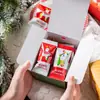 Bolsa de Turrón Navideño 2023 bolsa para empaque de galleta crujiente de copo de nieve máquina selladora de bolsa para empaque de caramelo hecho a mano