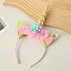 Exclusivo para Nuevos Usuarios 0.01 Dibujo Animado Lindo Unicornio Estilo Ins Diadema Arcoíris Soñador para Estudiantes y Fiestas Infantiles
