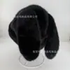 Gorro de felpa holgado para mujer, calidez para otoño e invierno, efecto adelgazante del rostro, sombrero versátil, gorro holgado