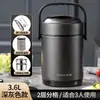 Fiambrera térmica de acero inoxidable para invierno, portátil, de gran capacidad, multicapa, para el hogar, para trabajadores de oficina, olla para sopa las 24 horas