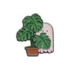 Diseño Personalizado Exquisita Serie de Calaveras Fantasma Planta Broche Decoración Parte Superior Mochila Insignia Estilo Punk Regalo