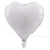 Globos de Papel de Aluminio en Forma de Corazón de 18 Pulgadas, Color Único, Suministros para Decoración de Bodas y Día de San Valentín, Globos Lisos en Forma de Corazón para Arreglos de Cumpleaños