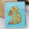 [Serie Jiangsu] Pegatinas para refrigerador de la ciudad de Nanjing, Suzhou, Changzhou y Yangzhou. Recuerdos turísticos económicos de la Universidad de Nanjing.