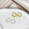 Pendientes Rectangulares con Cuentas Redondas de Plata Bañada en Oro Real Pendientes de Lujo Accesible de Gama Alta Pendientes de Metal Estilo Europeo y Americano para Mujeres