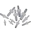 Conector de Mangueira, Adaptador de Mangueira de Silicone Transparente, Redutor Conector Passante Reto de Plástico PP à Prova d'Água