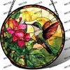 Adornos Colgantes Decorativos de Vidrio de Color Transfronterizos, Decoraciones para Paredes y Ventanas, Captadores de Luz, Regalos para el Día de la Madre, Regalos de Cumpleaños