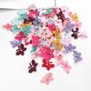Aliexpress Patch de Tecido Flor de Cinco Pétalas Embossado DIY Acessórios de Cabelo para Crianças Presilhas de Cabelo Decoração de Roupas Materiais de Acessórios de Flores Pequenas