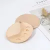 Almofadas para antepé de sapato de salto alto, almofadas de meio número para mulheres, almofadas de silicone para os pés para prevenir dor e assaduras, meias de seda gelada para os pés, palmilhas para sandálias