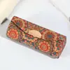 Caja de Almacenamiento para Labiales, Caja de Regalo Souvenir, Caja Plegable Retro para Almacenamiento de Labiales con Espejo, Bolsa Anti-Manchas para Labiales y Brillos de Labios
