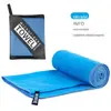 Toalha Esportiva de Veludo Dupla Face Transfronteiriça, Toalha Absorvente de Secagem Rápida de Fibra Ultrafina, Toalha de Banho Portátil para Yoga Fitness Venda por Atacado