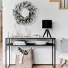 Decoración Navideña Artificial de Rattan Flocado para Escalones y Puerta Principal Colgante de Temu Transfronterizo de Moda