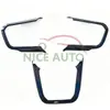 Adecuado para 24 modificaciones de Ford Mustang, juego de decoración interior de coche, juego decorativo de patrón de fibra de carbono ABS con lentejuelas