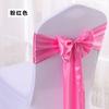 Cinta de Satín para Comercio Exterior Decoración de Respaldo de Silla para Banquete de Bodas Cinta con Borde de Cierre Cinta Flor de Lazo para Respaldo de Silla Roja