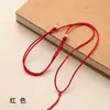 Cordón trenzado ajustable de 1.5 mm, cordón de nailon semiacabado para collares, materiales para manualidades DIY, cordón para colgantes, al por mayor