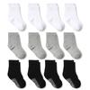 Calcetines Nuevos Transfronterizos para Niños Antideslizantes con Puntos Calcetines de Piso Calcetines de Algodón Calcetines para Bebé Color Sólido Transpirables Calcetines para Niños Venta al por Mayor
