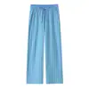 Top de alça fina listrado da marca Z, moda popular de vendas transfronteiriças, conjunto de calças pantalona femininas AliExpress, calças estilo europeu e americano, confortável ZA