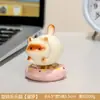 Gato Lindo Colgante Adorno Decorativo para Escritorio de Oficina, Gatito Giratorio de Dibujos Animados Regalo Creativo