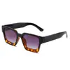 Gafas de Sol Cuadradas de Moda Tendencia Protección UV400 Gafas de Sol Vintage Para Hombres Mujeres