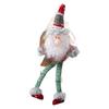 Adornos de Muñecos de Papá Noel y Muñecos de Nieve Tejidos de Lana para Escaparates de Tiendas, Regalos de Muñecos, Renos Navideños
