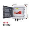 Caja Combinadora DC Fotovoltaica Solar Protección contra Sobretensiones Caja Combinadora Fotovoltaica Caja de Distribución Combinadora para Interiores y Exteriores con Conector Impermeable