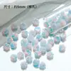 Popular no Xiaohongshu Flor Suave Borrada Perfurada Rosa Contas Soltas Material para Miçangas DIY Acessórios para Pulseira Colar Joias