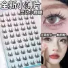 Pegamento Marrón Su Daji Corto Segmentado de un Solo Grupo Serie Zorro Inclinado Vuelo Denso Simulación Natural Ojo de Zorro Pestañas Postizas