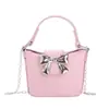 Mini Bolso para Mujer 2026 Nueva Moda Patrón de Lichi Bolso Kelly Color Sólido Bolso de Mano Bolso Cruzado Elegante Bolso para Labiales