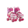 Patinetas de Doble Fila para Principiantes Infantiles Temática de Sirena de Amazon Transfronterizas con Rodamientos Silenciosos Ajustables y Ruedas PU Full Flash