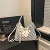 Bolso de hombro de lunares estilo coreano transfronterizo, bolso de axila casual elegante, bolso tote de gran capacidad para el uso diario, bolso para mujer