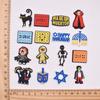 Dibujos animados Terror Halloween PVC plástico blando epoxi hebilla decorativa desmontable zapatos de agujeros flor hebilla de zapato transfronterizo accesorios DIY