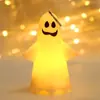 Adornos decorativos de Halloween, linterna de calabaza portátil, niños que piden dulces en Halloween, accesorios colgantes de fantasma para fiesta