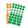 Etiquetas Coloridas de Venda Quente Transfronteiriças de Diferentes Formatos para Marcação de Arquivos, Identificação, Classificação, Adesivos Autoadesivos