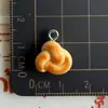 Lindo tamaño pequeño mini simulación pan resina DIY accesorios para joyería colgante colgante colgante llavero lote