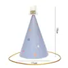 Envío Gratis Empaque Individual Sombrero de Cumpleaños Sombrero de Fiesta Sombrero Puntiagudo Sombrero de Fiesta para Bebés y Niños Sombrero para Pastel