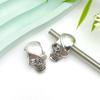 Cuentas antiguas de aleación de plata con agujero grande, pulsera con cuentas, colgante de calavera, búho, tai chi, cuentas sueltas, cuentas DIY, accesorios de joyería