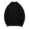 Comercio exterior otoño e invierno talla grande suéter de cremallera de cuello alto medio para hombre suéter de punto para hombre suéter casual coreano de manga larga