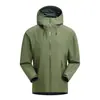 Chaqueta LT de carcasa dura para exteriores, con costuras totalmente selladas, de color azul, que ofrece características a prueba de viento, impermeable y resistente a la abrasión, adecuada para senderismo, campamento y montañismo.